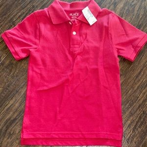 🆕 CASUAL RED POLO SZ 5/6